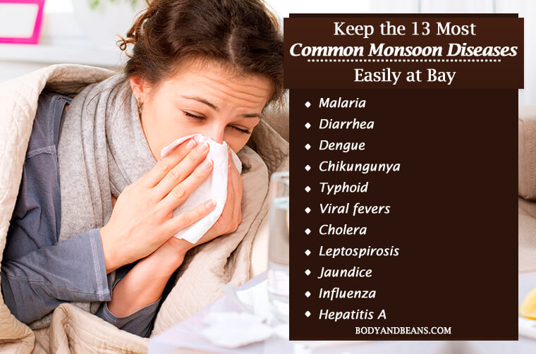How to Keep the 13 Most Common Monsoon Diseases at Bay