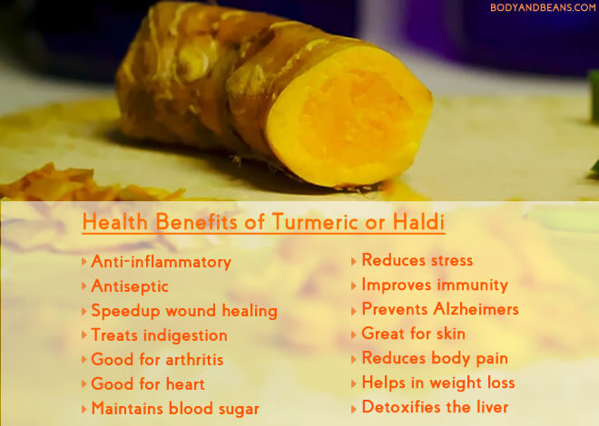 Health Benefits of Turmeric or Haldi