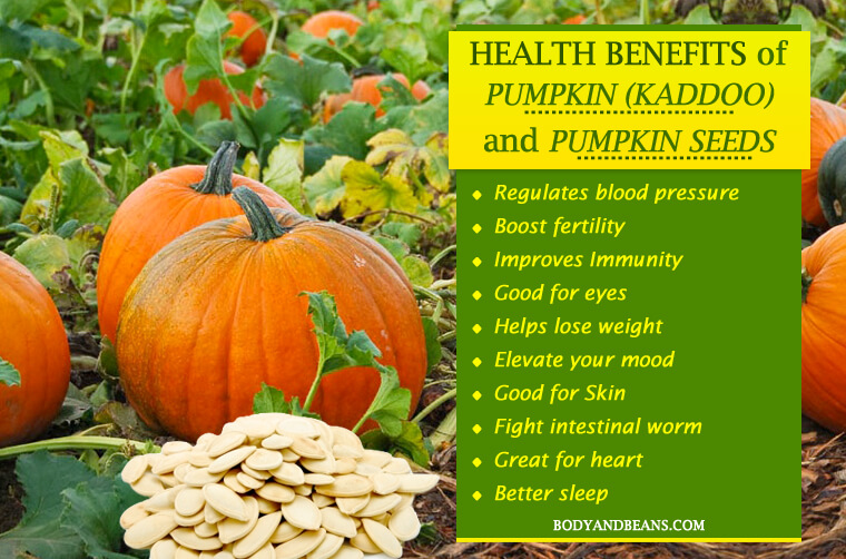 Health Benefits of Pumpkin (Kaddoo) and Pumpkin Seeds