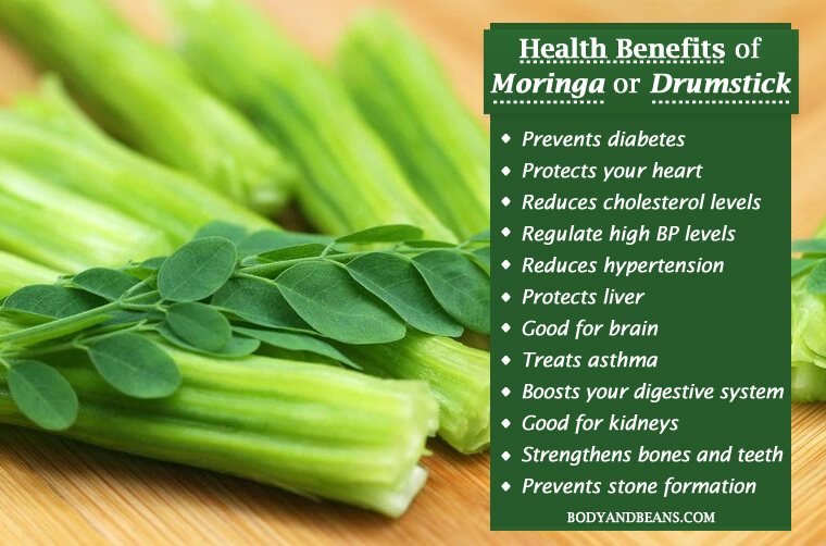 20 Health Benefits of Moringa (Drumstick) Backed By Science