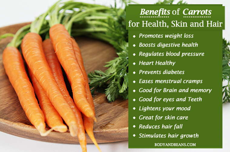 22 Surprising Benefits of Carrots for Health, Skin and Hair