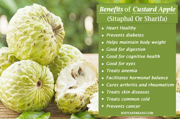 14 Surprising Health Benefits of Custard Apple (Sitaphal or Sharifa)