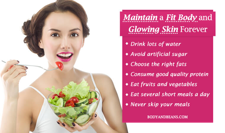 10 Best Diet Rules to Maintain a Fit Body and Glowing Skin Forever