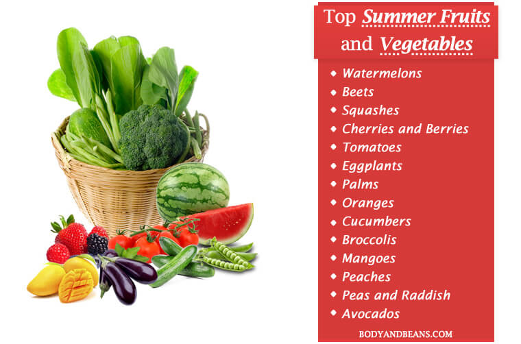 17 Top Summer Fruits and Vegetables to Eat This Season
