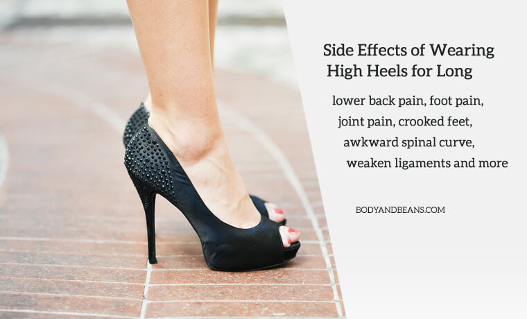 Side effects of wearing high heels Side effects of wearing high heels