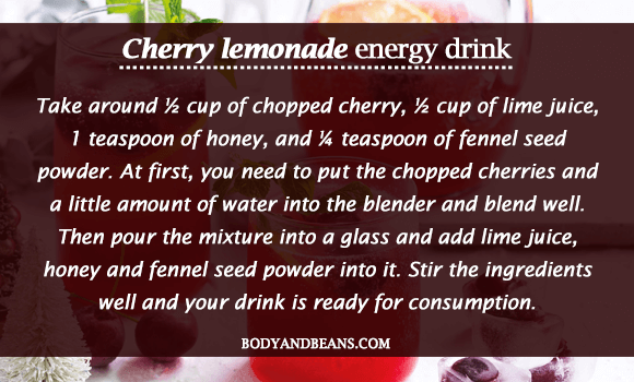 Cherry Lemonade Energy Drink