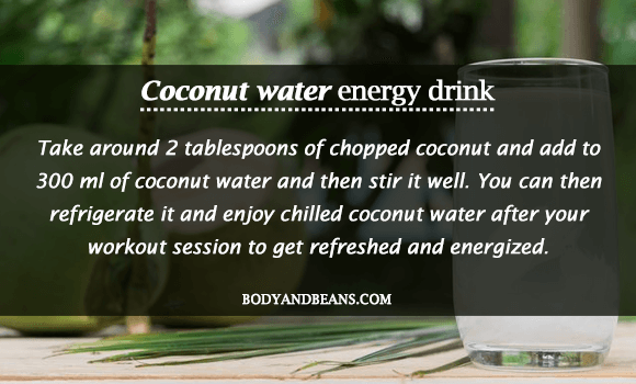 Coconut Water - Homemade Energy Drink