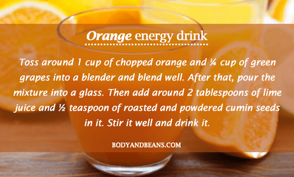 Orange Energy Drink