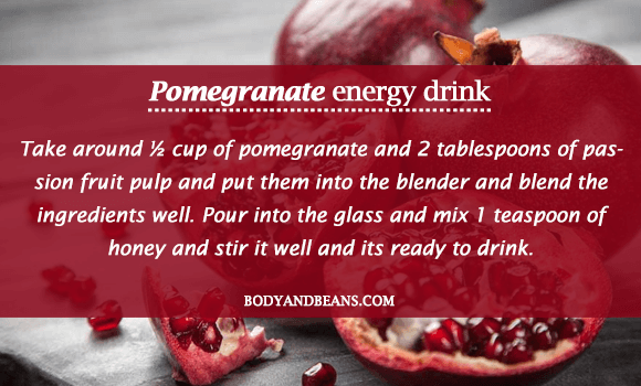 Pomegranate energy Drink