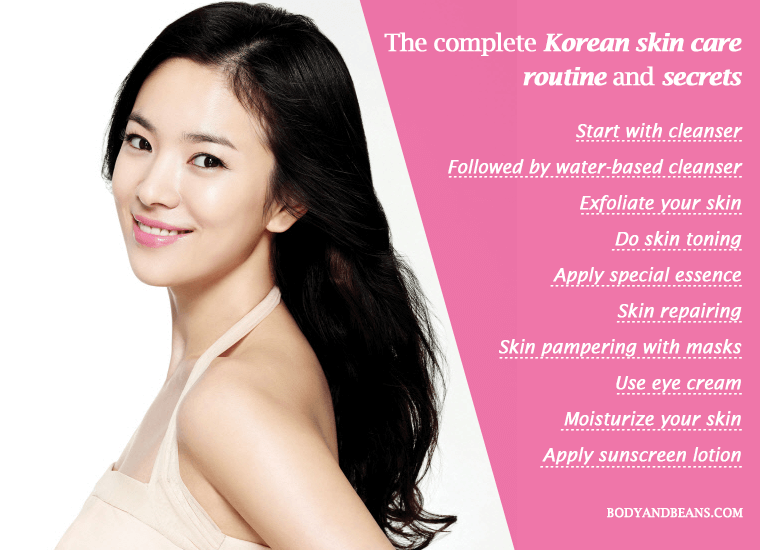 Korean Skin Care Routine and Secrets