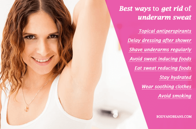 Best ways to get rid of underarm sweat